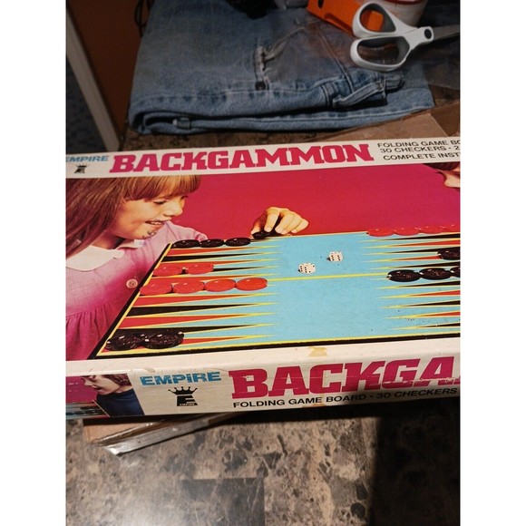 Vintage Empire 1970's Backgammon Board Game #1690- Complete! - Picture 15 of 16